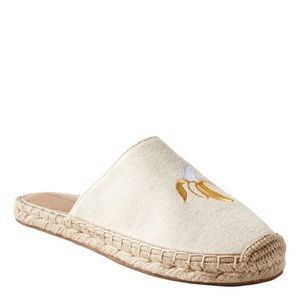 Banana Republic Canvas espadrilles and clutch